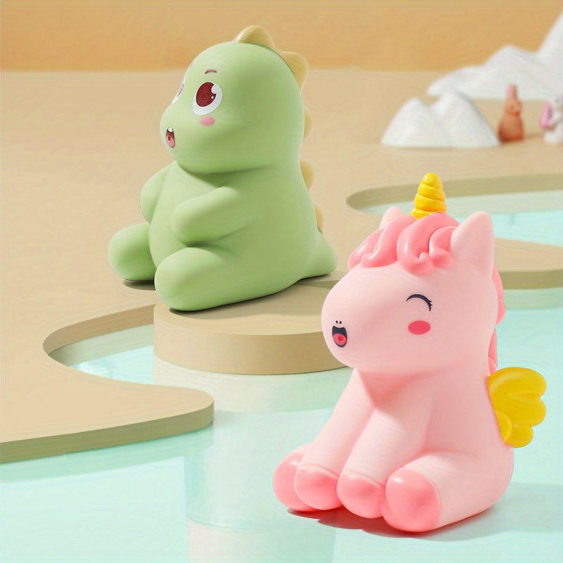 3pcs Baby Dinosaur Bath Toys For Toddler Mold Kids Bathtub Pool Toys