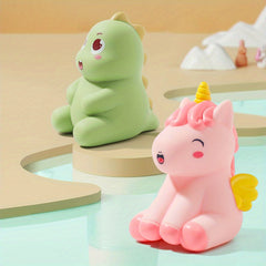 3pcs Baby Dinosaur Bath Toys For Toddler Mold Kids Bathtub Pool Toys