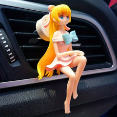 Girl Car Perfume Aromatherapy Ornament Light Fragrance Car Air Outlet