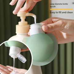 3pcs Silicone Travel Bottles Toiletries 60 90ml Leak Proof Refillable