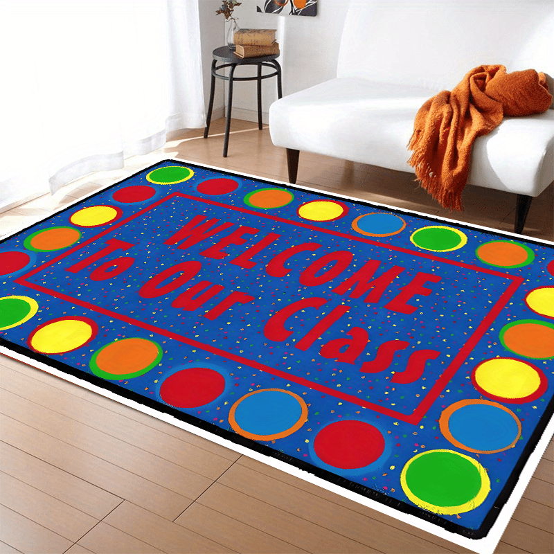 Large Carpet Area Rug for Classroom or Living Room