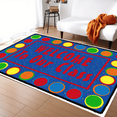Large Carpet Area Rug for Classroom or Living Room