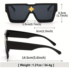 Men's Large Frame Sunglasses UV Resistant For Cycling Travel Outdoor