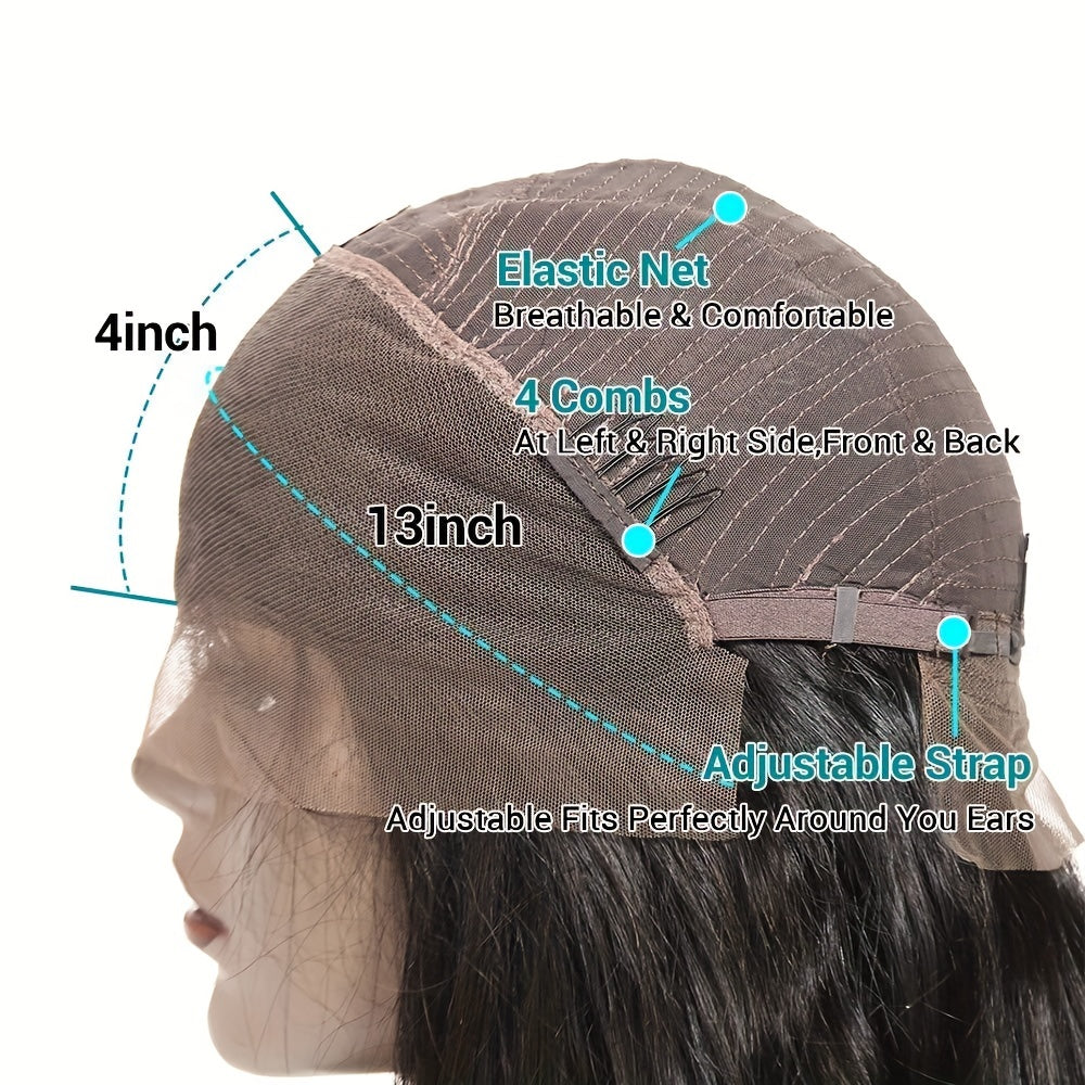 Short Straight Bob Human Hair Wig 13x4 Lace Front Wig