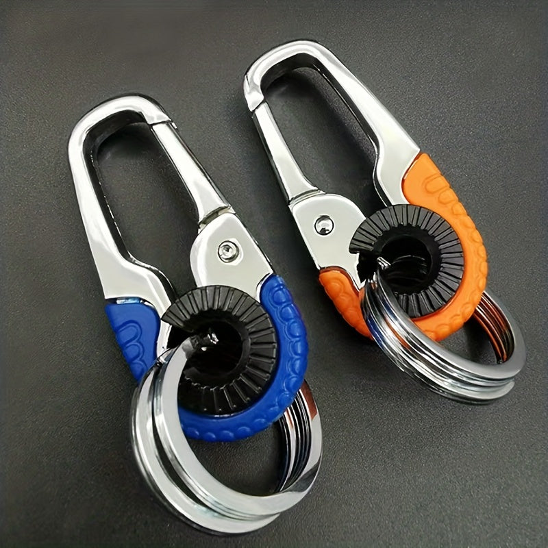 Metal Car Keychain Key Holder Men's Key Chain Ring Auto Accessory