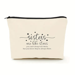 Sisters Like Stars Makeup Bag - Sister Birthday Gift