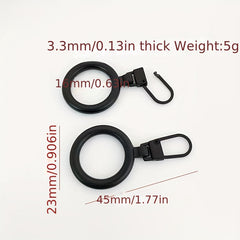 5pcs Metal Pendant Accessories for Box Bag Coat Shoes