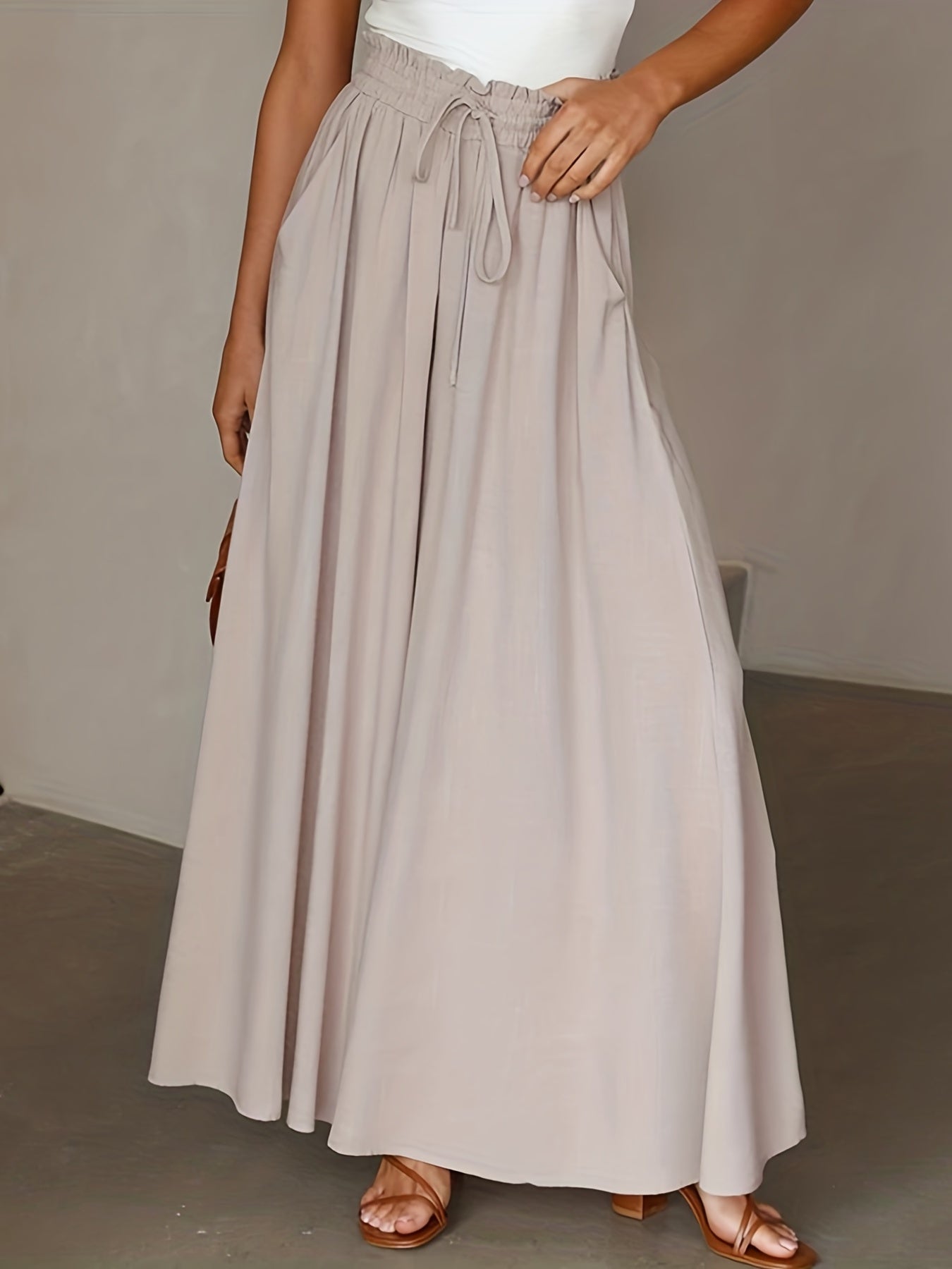 Wide Leg Pants Casual Loose Pants For Spring & Summer
