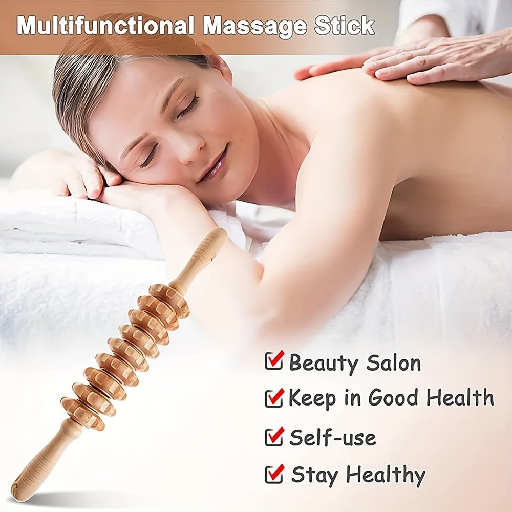 6pcs Wooden Massage Tools Set for Relaxation