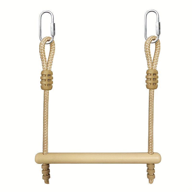 Kids Outdoor Monkey Bars Climbing Frame with Swings & Monkey Pole