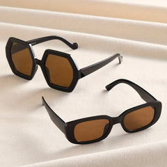 Y2K Rectangle Geometric Sunglasses Retro Outdoor Glasses UV400