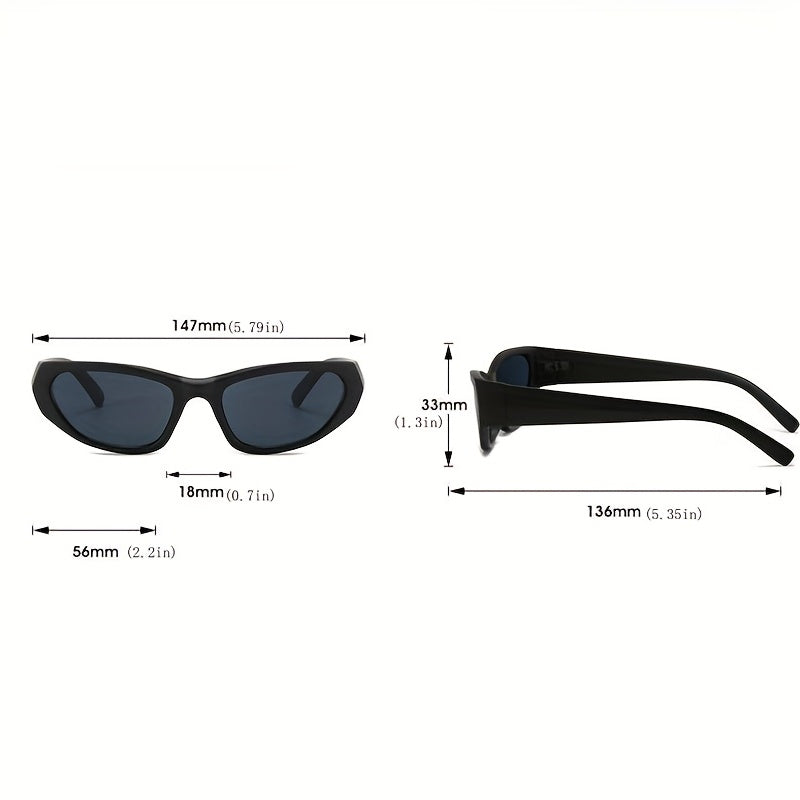 Punk Y2K Sun Sunglasses Narrow Frame Goggles