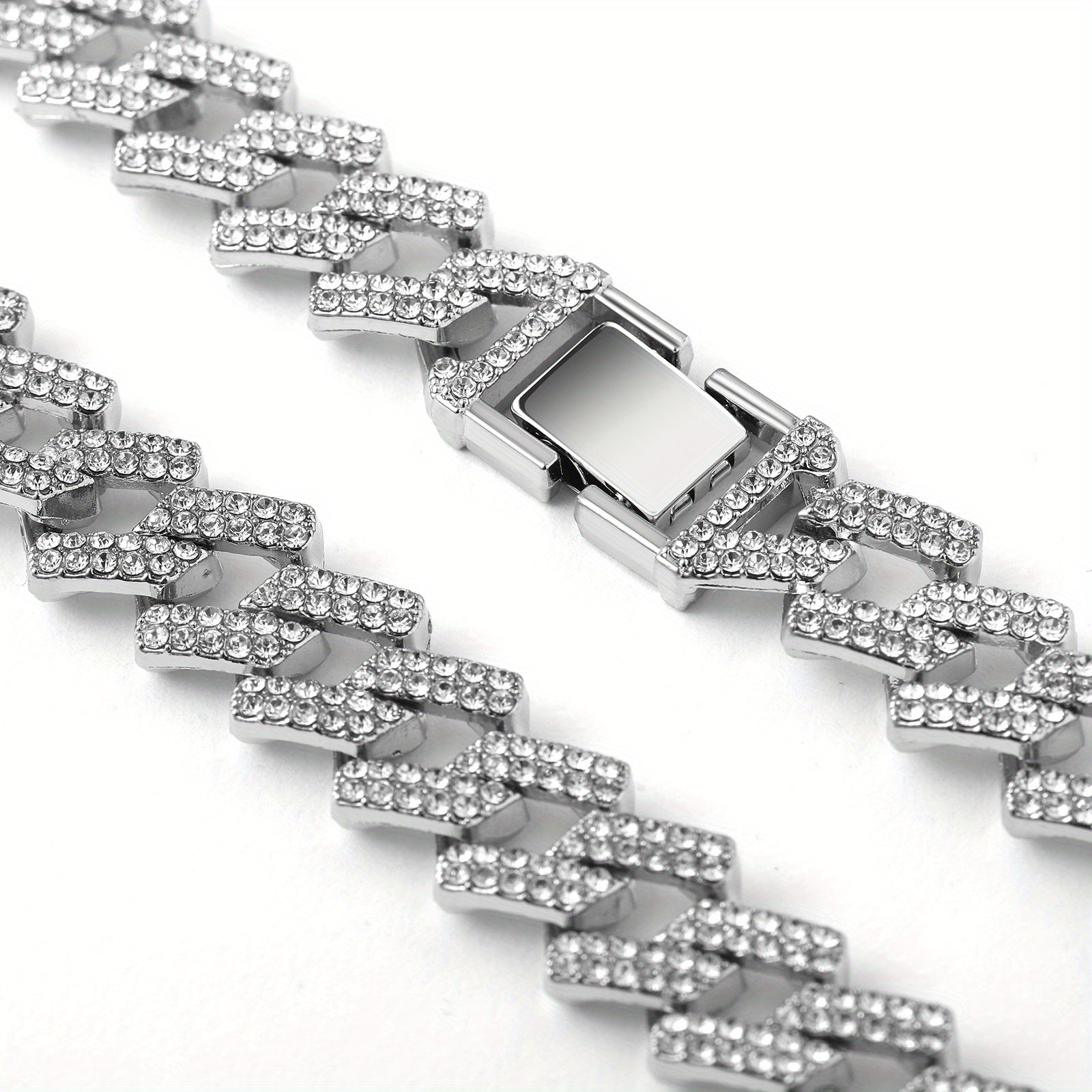 Miami Hip Hop Men's Iced Cuban Necklace Punk
