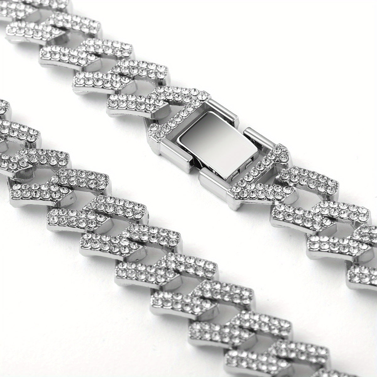 Miami Hip Hop Men's Iced Cuban Necklace Punk