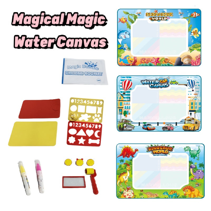 Magic Water Canvas for Kids - Reusable Graffiti Mat