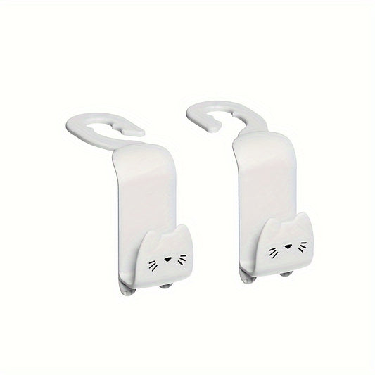 2pcs Creative Car Hooks Hidden Car Interior Accessories