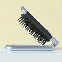 Travel Comb With Mirror Folding Pocket Comb Mini Comb With Makeup Mirror
