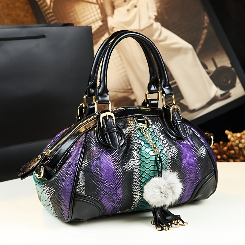 Stylish Dumpling Crossbody Handbag with Zipper Closure
