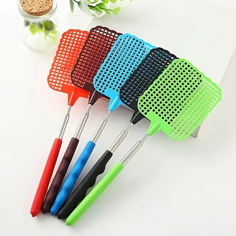 Abalone Shape Mosquito Fly Swatter Extendable Rod