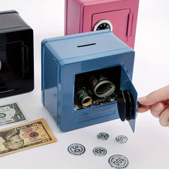 Metal Storage Box with Password Lock Savings Box Money Bank Coin Bank