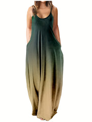  Sexy Boho Dress Women's V Neck Cami Ma