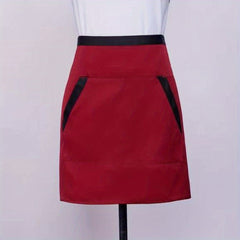Half Body Apron Solid Printing Hotel Restaurant Small Waist Overalls