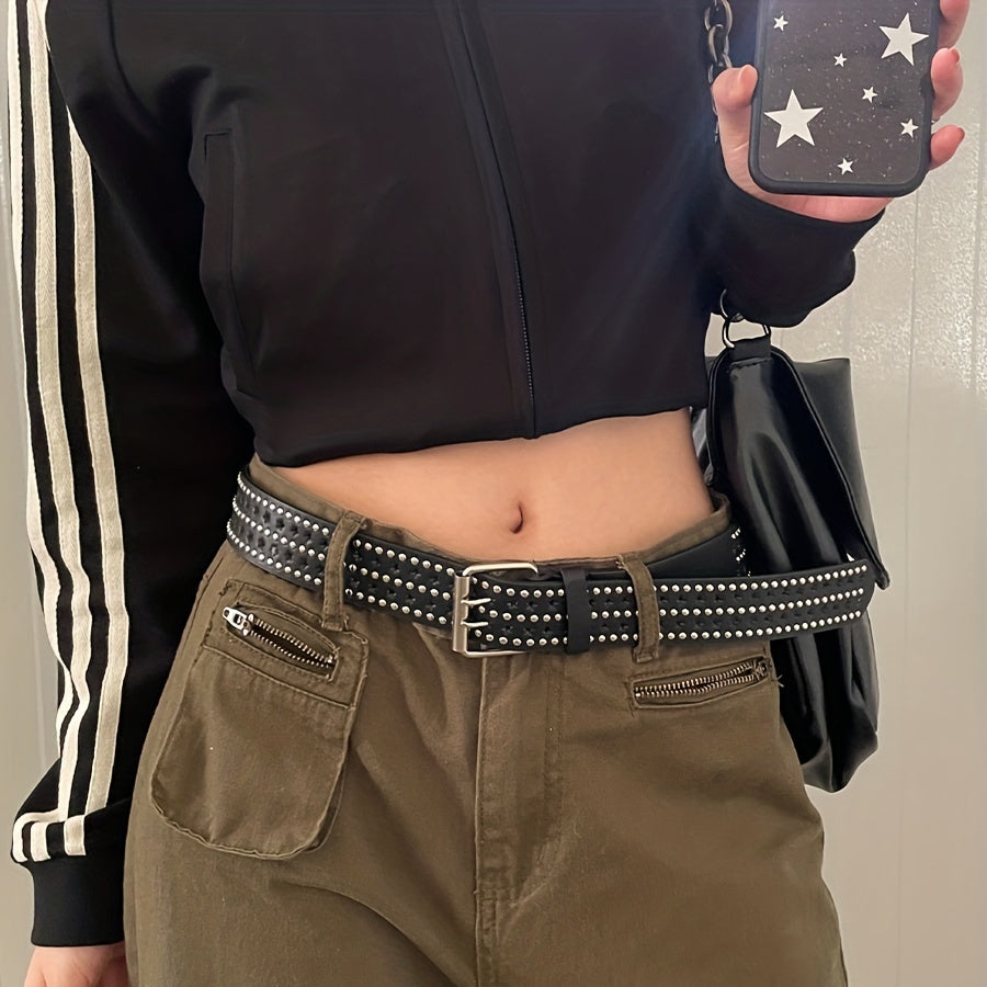 Y2K Rivet Eyelet Belt for Women