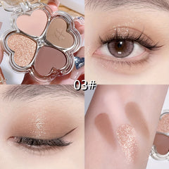 Pinkish Brown Coral Eyeshadow Palette for Eye Makeup