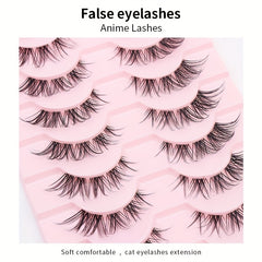 Segmented Fox Series False Eyelashes Natural Style Easy Wearing