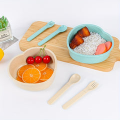 1pc Leak Proof 1000ml Lunchbox With Cutlery BPA Free Microwave Safe