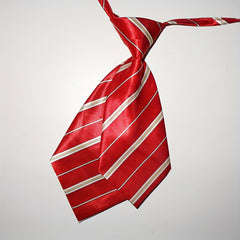 Kindergarten School Uniform Double Slice Ties Red Cloth Accessory Suit