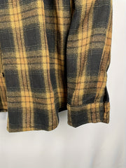 Women's Plus Plaid Long Sleeve Button-Up Shirt