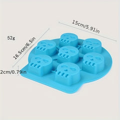 Skull Ice Cube Mold Silicone Tray for Whiskey Ice Trays
