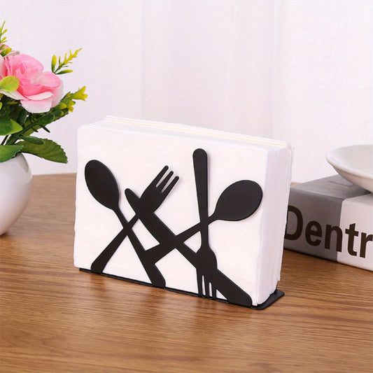 Iron Napkin Holder for Table Restaurant Coffee Shop Hotel Office Toilet Party