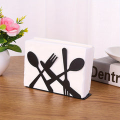 Iron Napkin Holder for Table Restaurant Coffee Shop Hotel Office Toilet Party