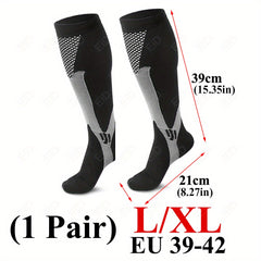 High Elastic Basketball Football Compression Socks