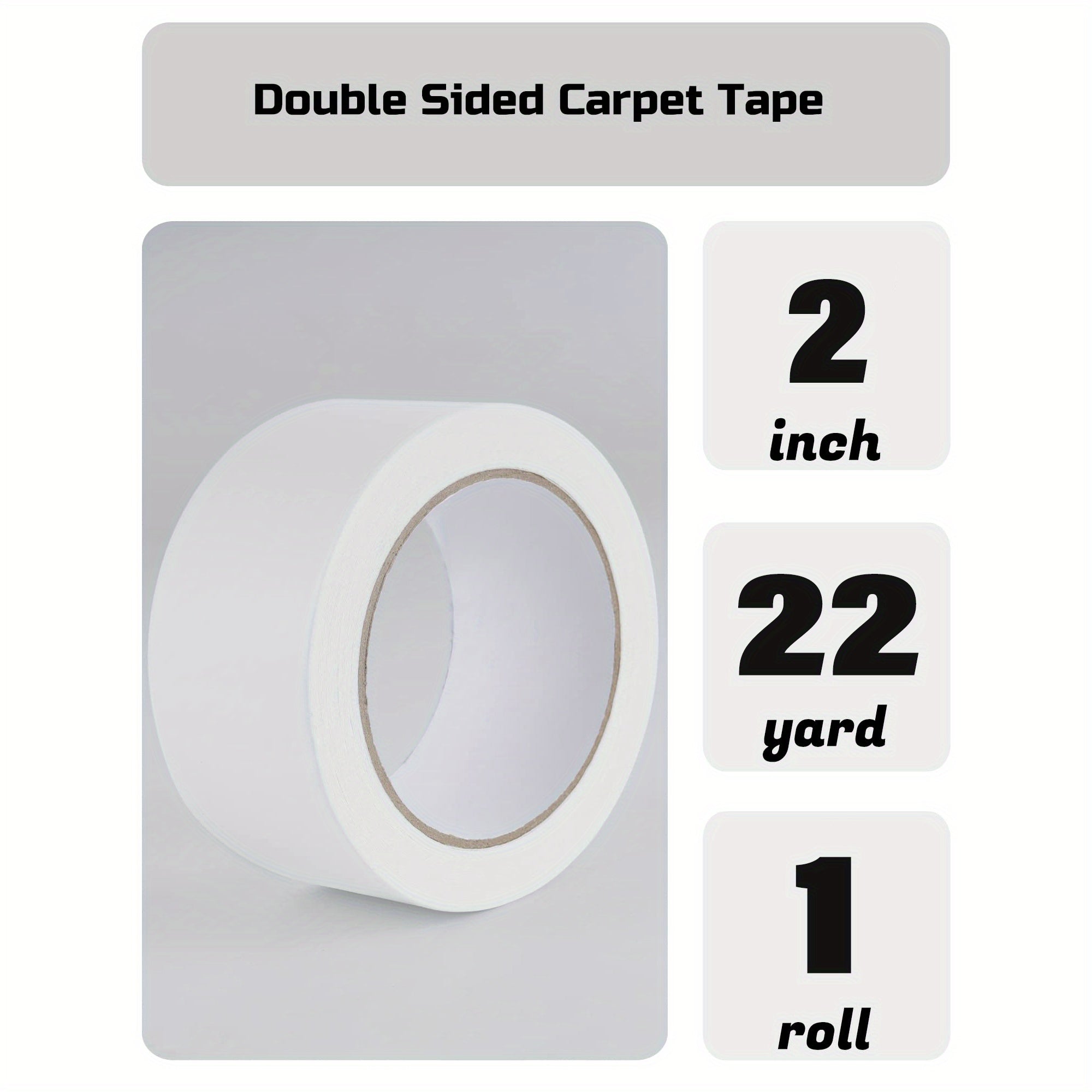 Double Sided Carpet Tape for Area Rugs Hardwood Floors
