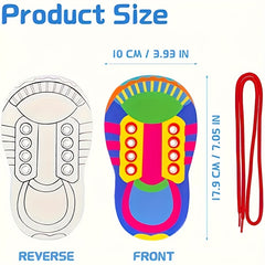 Educational Shoe Lacing Toys - Fine Motor Skills Development