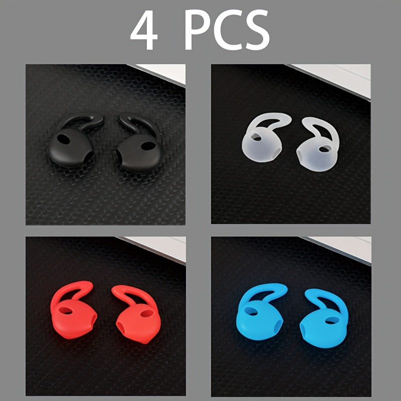 Anti Slip Silicone Ear Tips and Hooks for Earphones