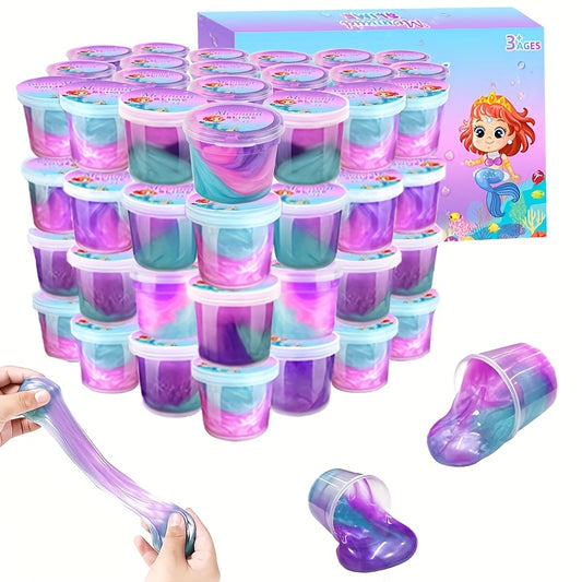 Mermaid Slime Kit DIY Toys Party Favor Gift Bag Stuffer Birthday Gift