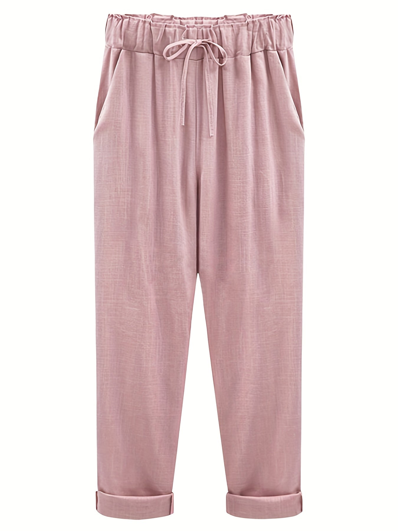 Women's Plus Size Solid Harem Pants