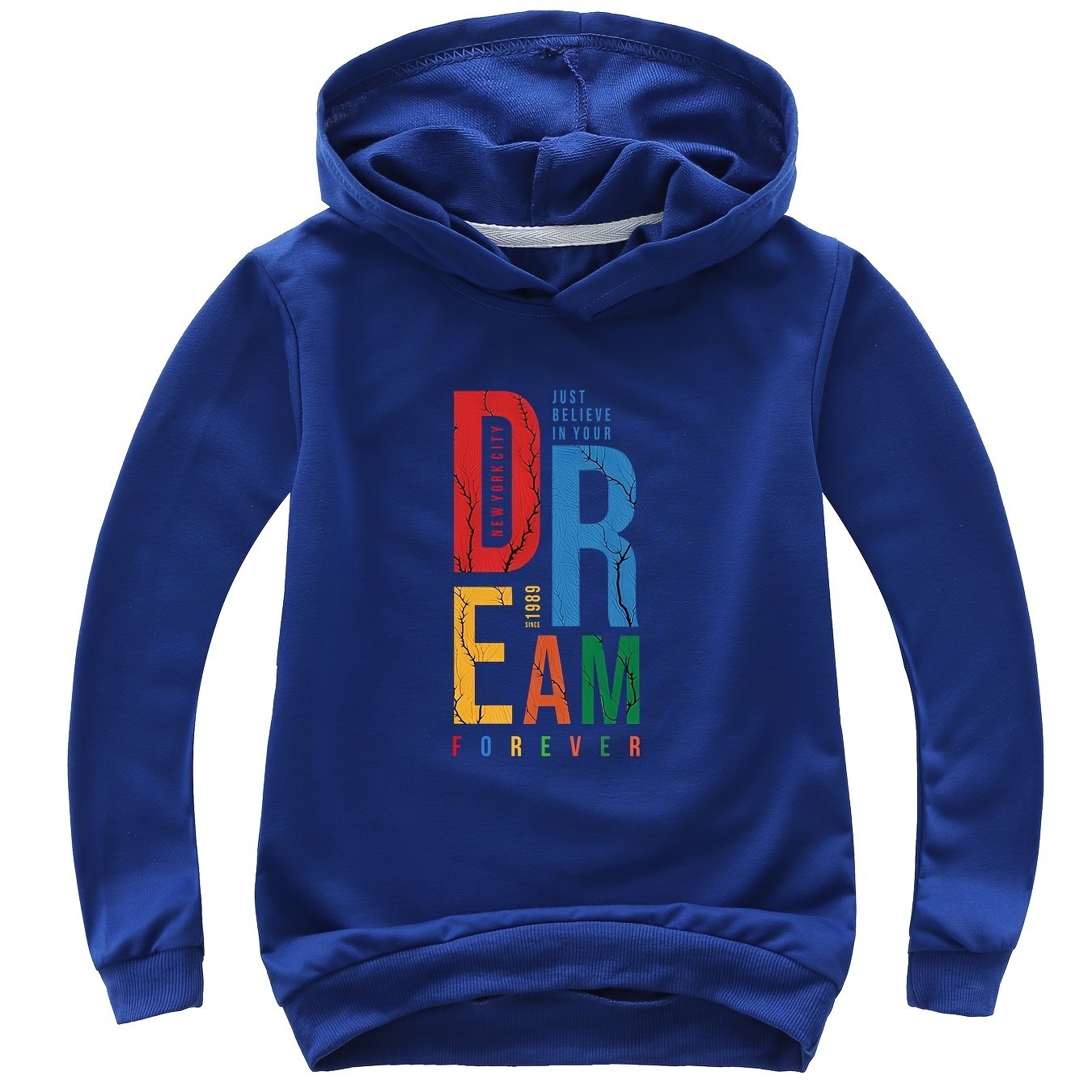 'Dream' Print Hoodie Boys Pullover Hooded Sweatshirt