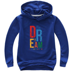 'Dream' Print Hoodie Boys Pullover Hooded Sweatshirt