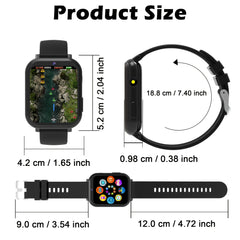 ERUN HD Kids Smart Watch, 18 Educational Games, Flashlight, Camera, Alarm Clock