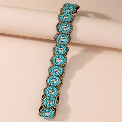 Bohemian Beaded Nail Beads Hand Sewing Beads Rhinestone Hairband