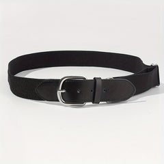 Adult Baseball Softball Uniform Belts Braided Elastic PU Belts