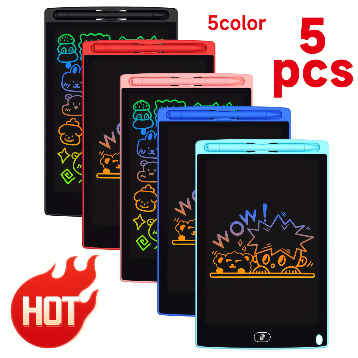 Safe Reusable Chalk Boards for Kids, Ideal Gift for Boys & Girls