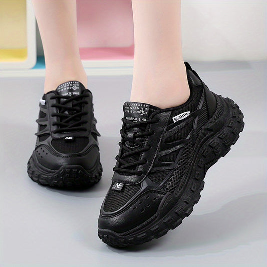 Women's Platform Sports Shoes Breathable Outdoor Running Sneakers