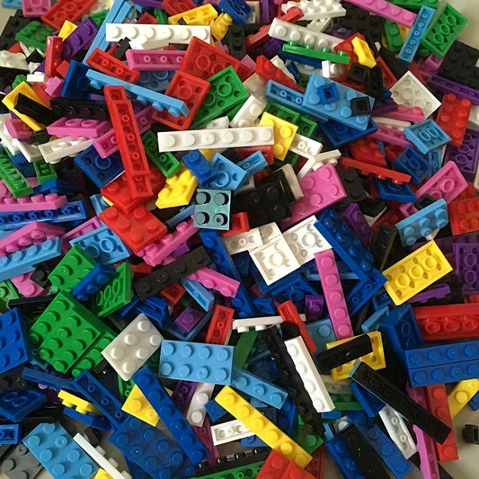 100pcs Assorted Colors Small Brick Building Blocks Set