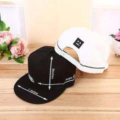 Fashionable Baseball Cap Flat Hip hop Hat For Couple Men And Women